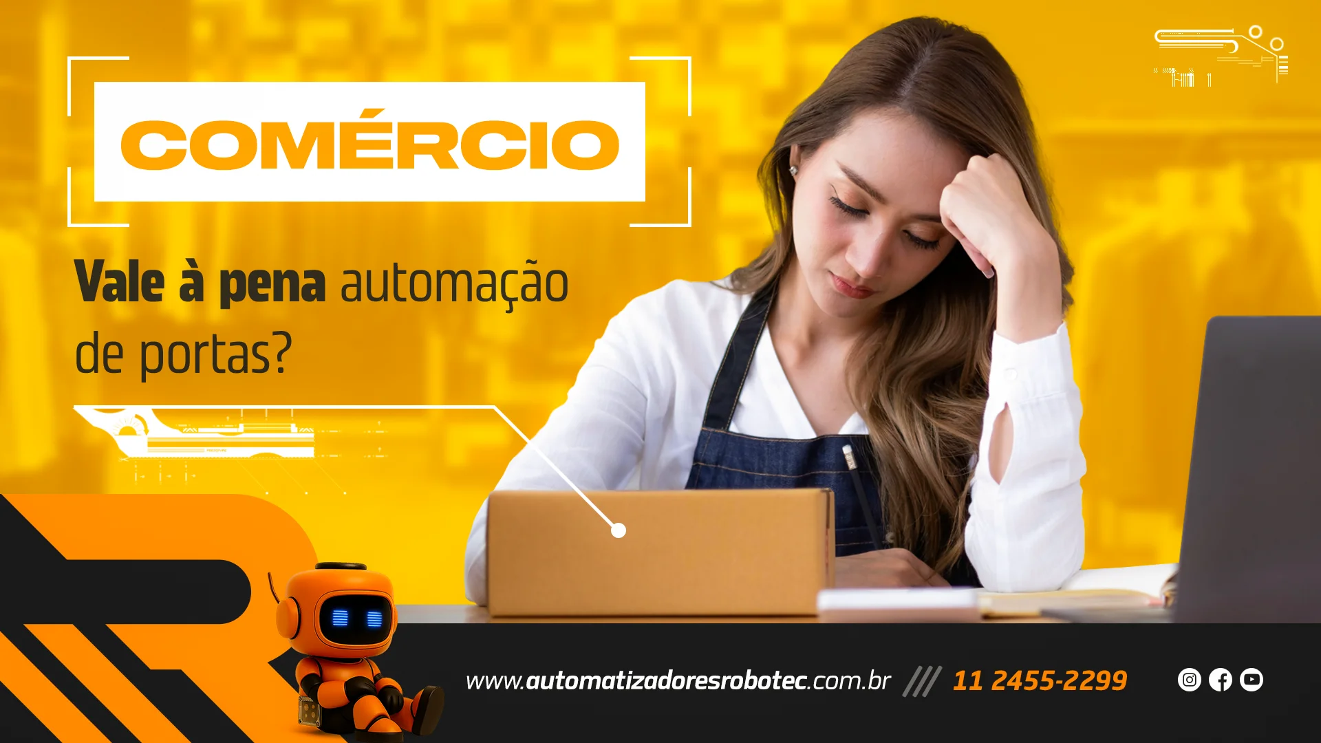 Comércio: vale à pena automação de portas?