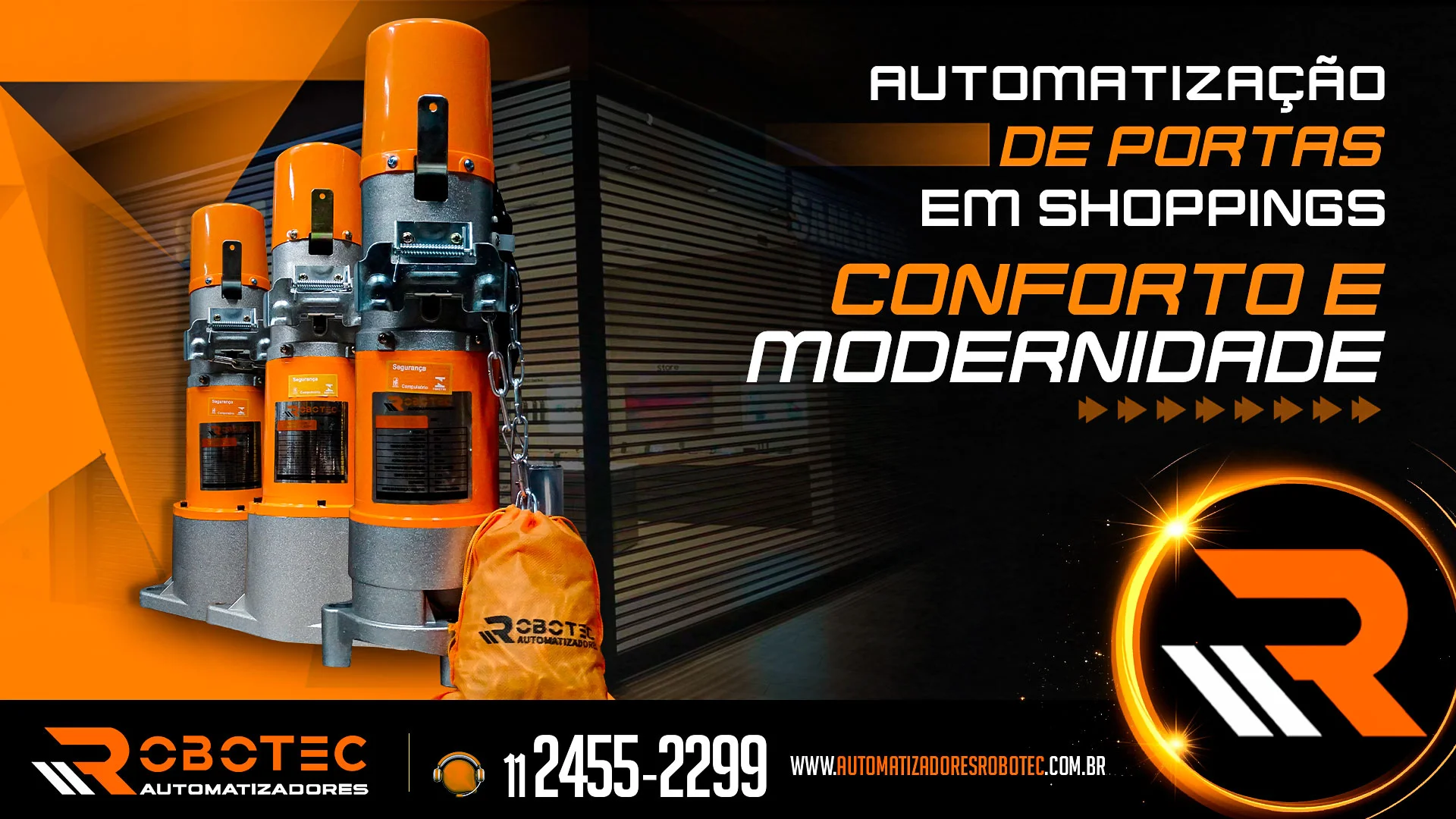 Automatização de portas em shoppings: conforto e modernidade