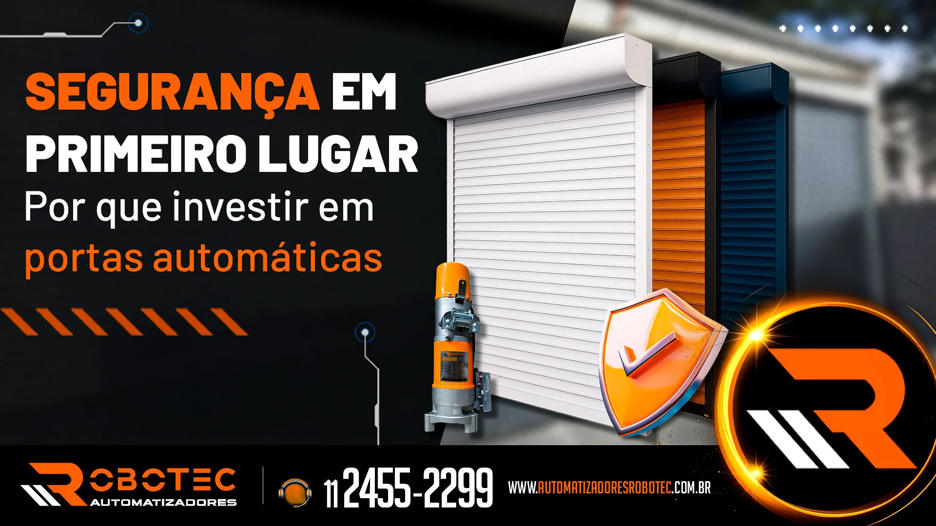 Segurança em primeiro lugar: Por que investir em portas automáticas