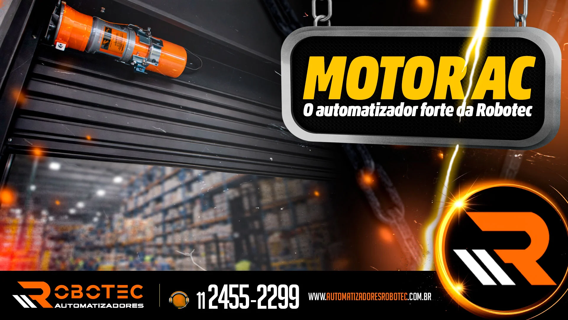 Motor AC: O automatizador forte da Robotec