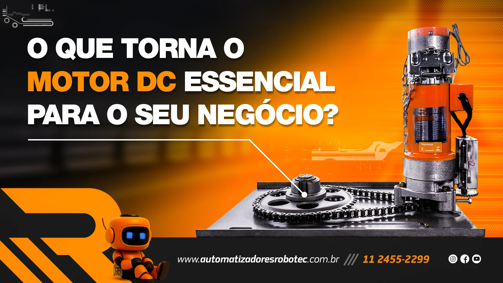 O que torna o motor DC essencial para o seu negócio?