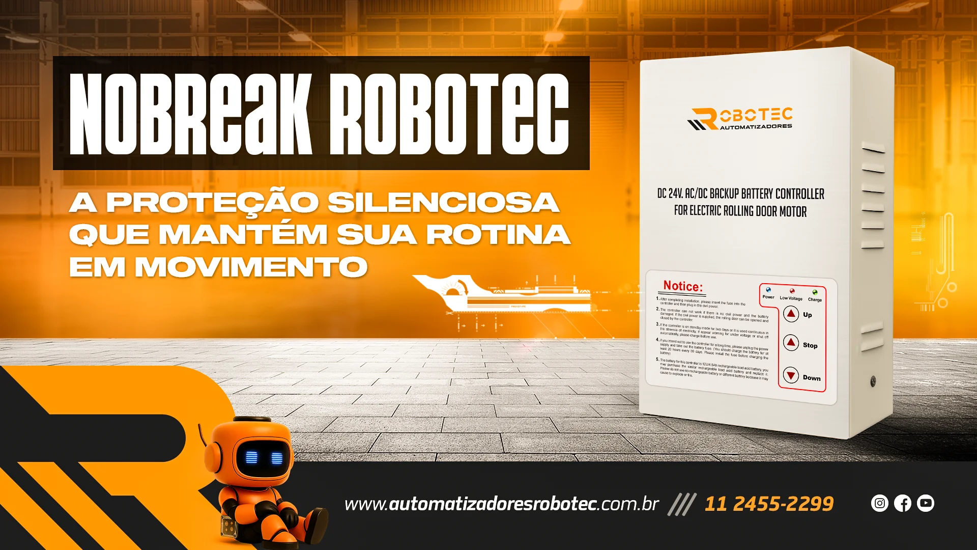 Nobreak Robotec: a proteção silenciosa que mantém sua rotina em movimento