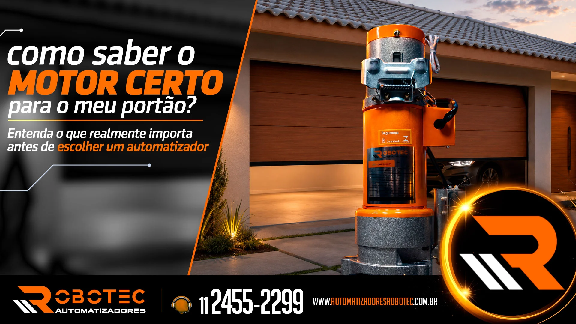Como saber o motor certo para meu portão?