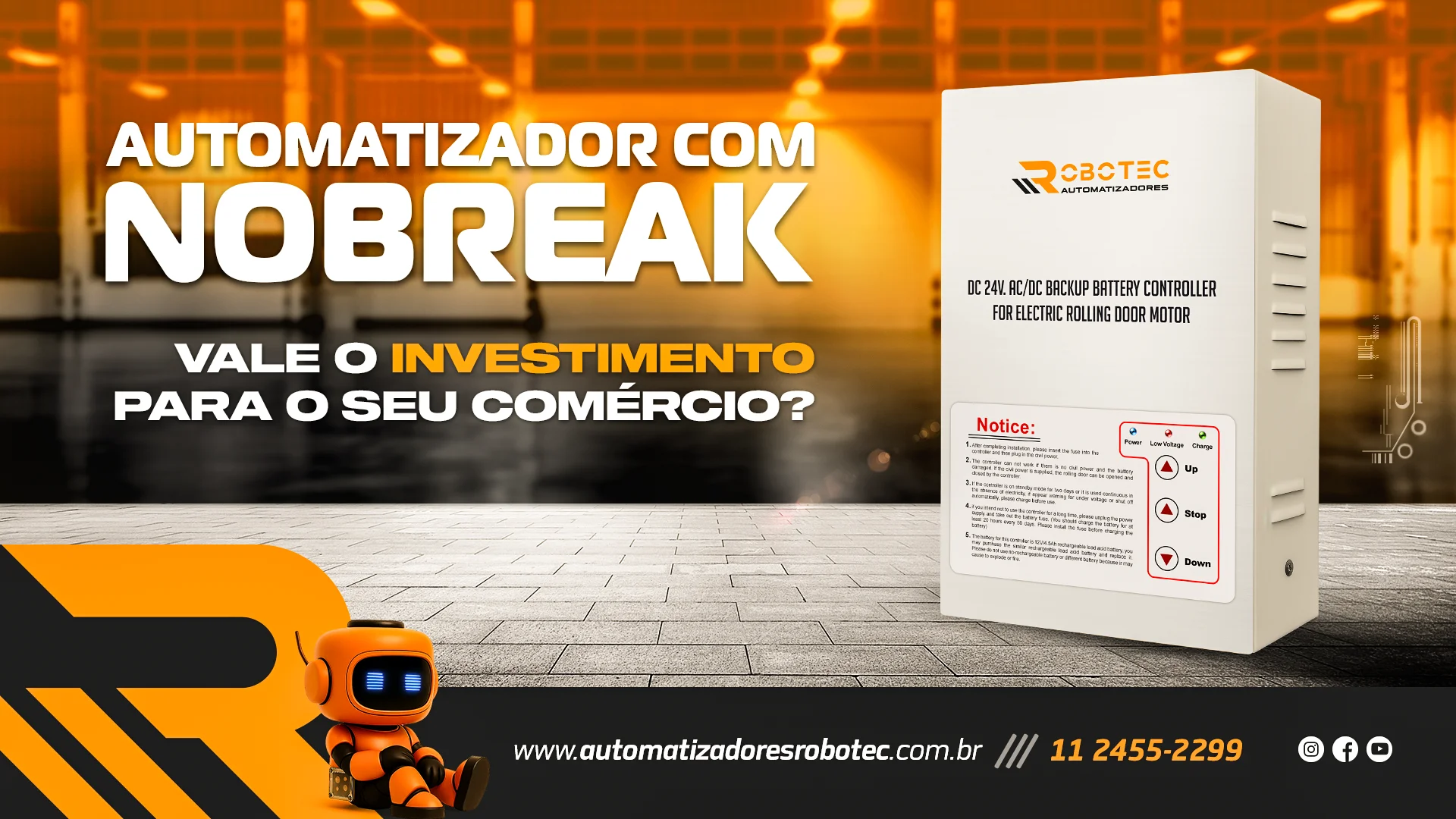 Automatizador com nobreak: vale o investimento para o seu comércio?