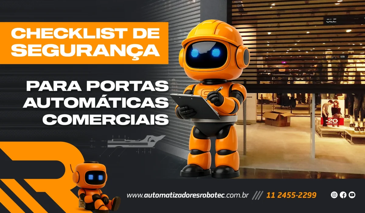 Checklist de segurança para portas automáticas comerciais: Tudo o que você precisa saber
