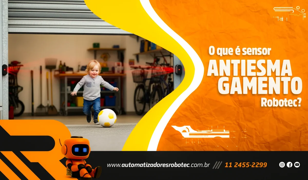 O que é sensor antiesmagamento Robotec?